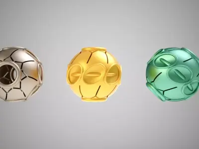 Tribal Bead 3D print model