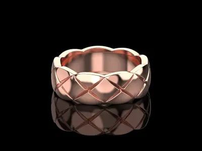 Coco Crush ring 17 - 17-5 Sizes N227 3D print model