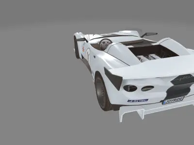 c7 track car 3D model