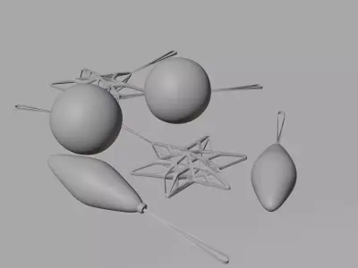 christmas light 3D model