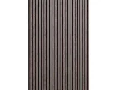 Dark Wood Wall Panel 3D model