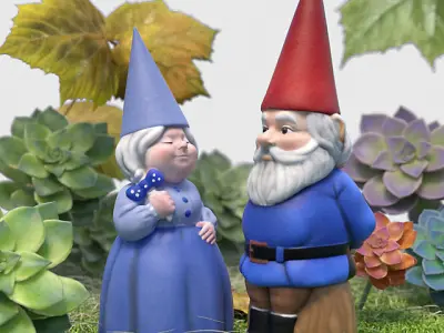 Garden Sculpture Collection 3D model