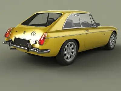 MG MGB GT V8 Coupe 3D model