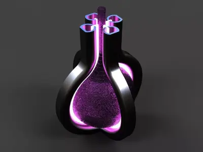 Bass lamp  Free 3D model