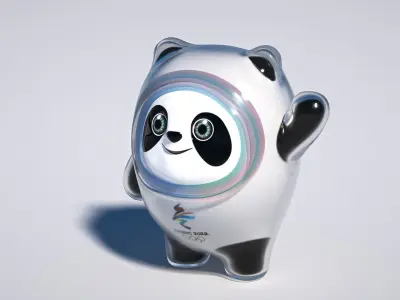 Bing Dwen Dwen-3D The Mascots of Beijing Winter Olympic Games 3D model