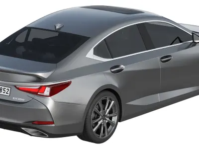 Lexus ES F-sport 2022 3D model