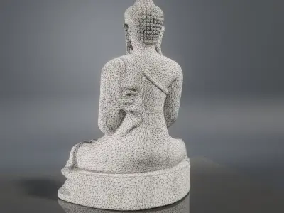 Buddha Statuette 3D model
