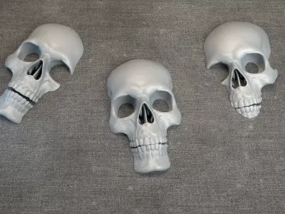 Skulls - Wall Decoration 3D print model