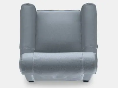 MUREN Recliner 1 Low-poly 3D model