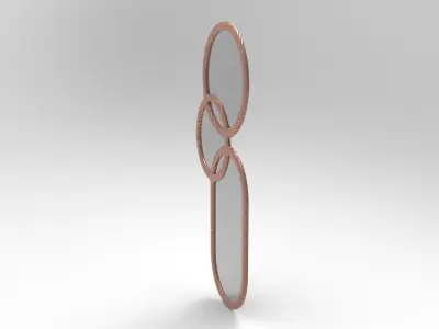 Tito Mirror Low-poly 3D model
