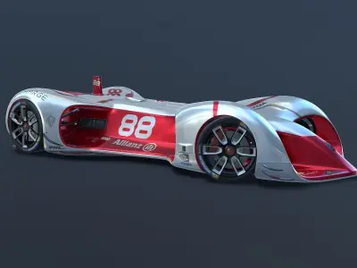 Roborace Formula E car 3D model