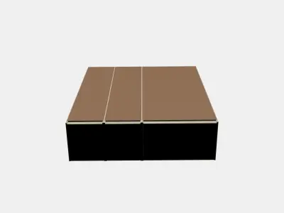 PAX 3 wardrobe frames 5 Low-poly 3D model