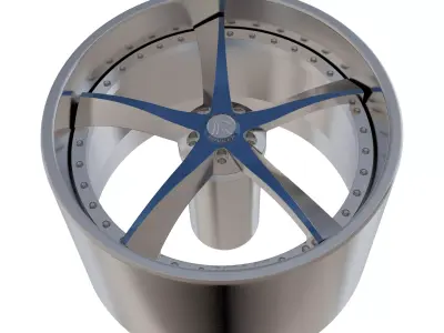 RUCCI FORGED Swoops WHEEL 3D PRINT MODEL  3D print model