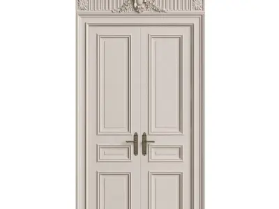 Classic Doors 01 3D model