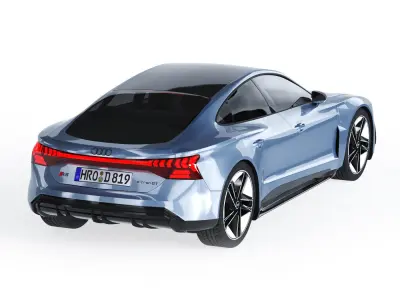 Audi e tron RS GT 2021 3D model