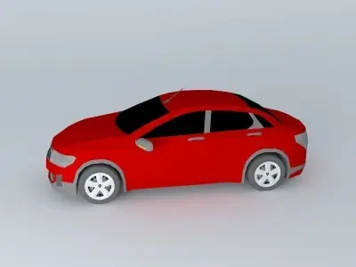 Proton Saga SV 2013 Concept Free 3D model