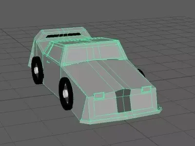 PolyCar car Free 3D model