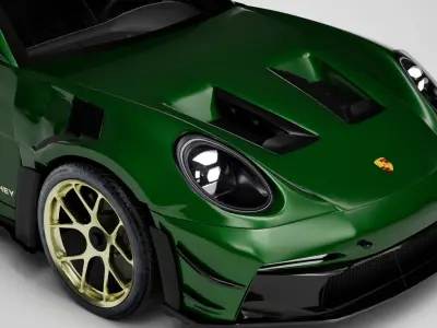 Porsche 911 GT3 RS 992 Manthey Kit 2025 3D model 3D model