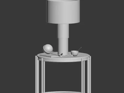 John Lewis Akani Table Lamp 3D model