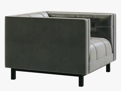 Restoration Hardware Madison Leather Chair 3D model