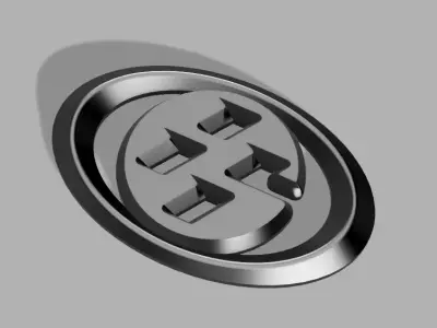 3D printable Toyota GT 86 front and rear badges 3D print model