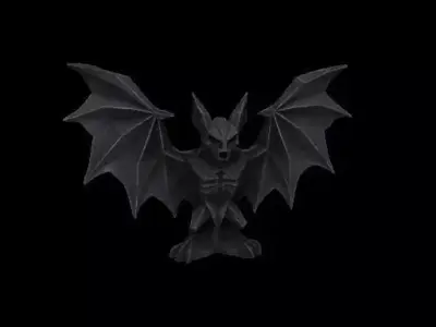 Terrifying Halloween Bat 3D print model