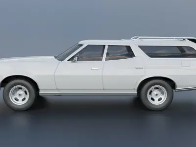 Gran Torino Wagon 1974 3D print model