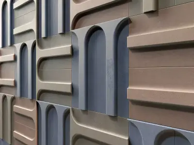 Panel Arc windows deocr n1 3D model