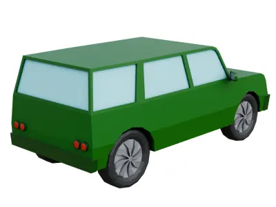 Low Poly Cars Asset Pack Low-poly 3D model
