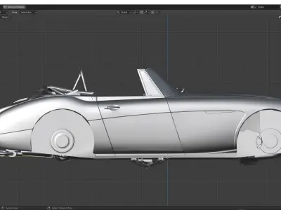 Austin Healey 3000 3D model