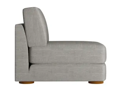 Simple Armless Chair 3D model