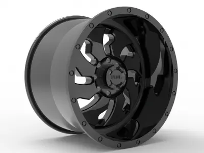 cleaver dually rear wheel model 3D print model
