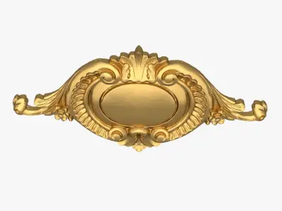 Classic decor ornament 215 3D model