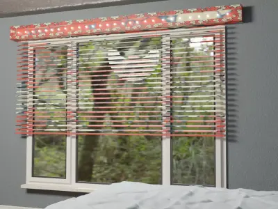 Blinds with light model Free 3D model