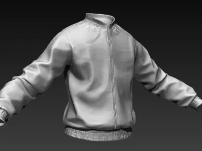 Sports Jacket Zbrush 3D model