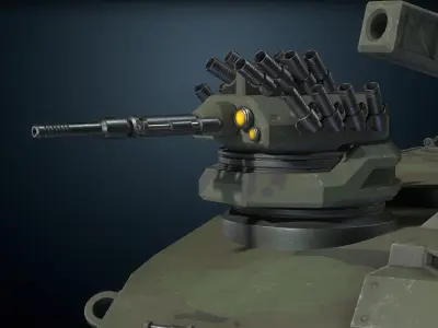 Military APC B420 Low-poly 3D model