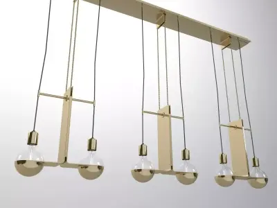 Detail Geneva Chandelier 3D model