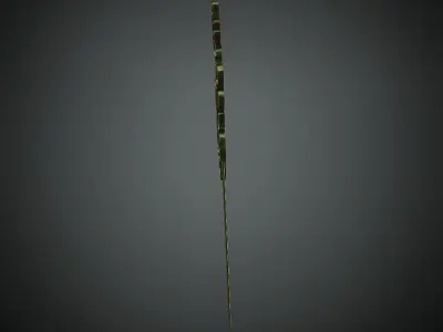 DTS - Model3D - Hair Acc B Low-poly 3D model