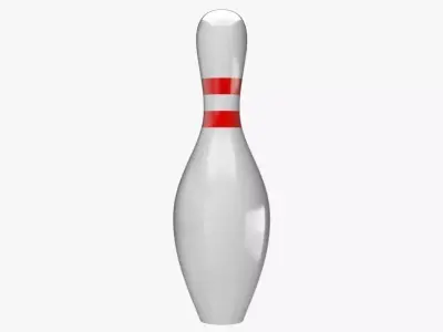Bowling Pin 3D model 2