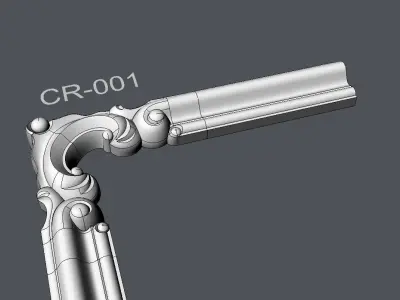 Corner Onlay CR-001 3D model