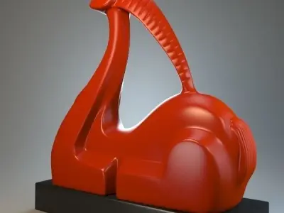 Sculpture Aries 3D model