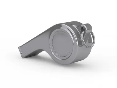 Sport Whistle 3D model