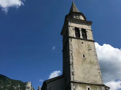 CHURCH OF SAINT CROSS - SLOVENIAN MEDITERRANEAN ARCHITECTURE  Low-poly 3D model