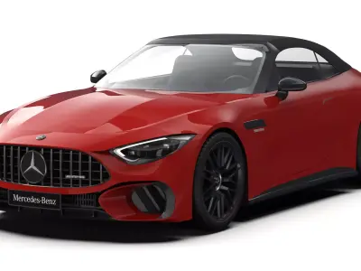 Mercedes Benz SL63 AMG 2022 3D model