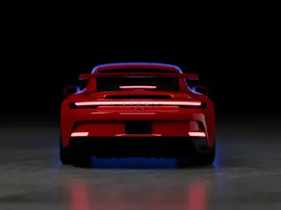 Porsche 911 GT3 2022 3D model