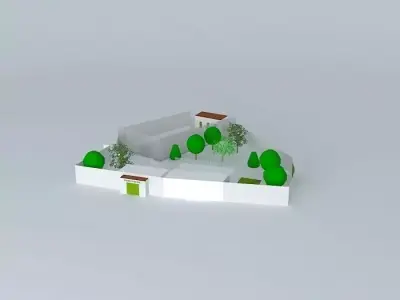 Local pool Free 3D model