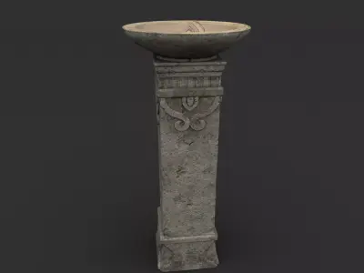 Collection Column stone 3D model