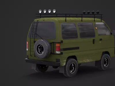 Suzuki Carry 4x4 3D model