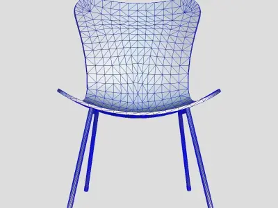 Chair 5 Low-poly 3D model
