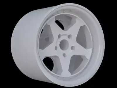 Yabaking Spoke 164 RIMS FOR HOTWHEELS 3D print model 3D print model
